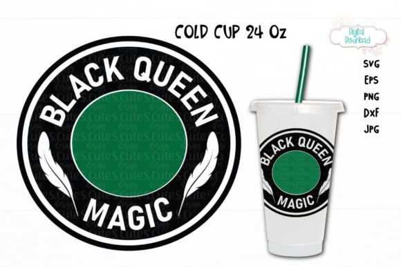 Cup Ring 24 Oz, Black Queen Magic Cup