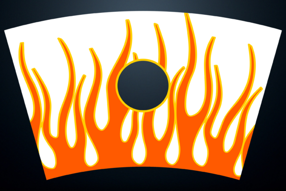 Hot Flames Fire Cup Wrap