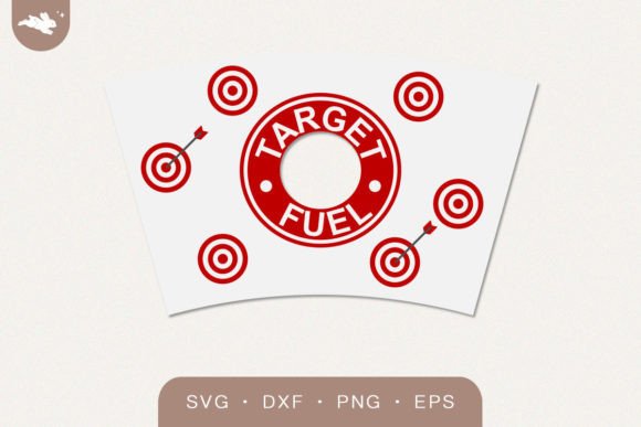 Target Fuel Cup Wrap SVG